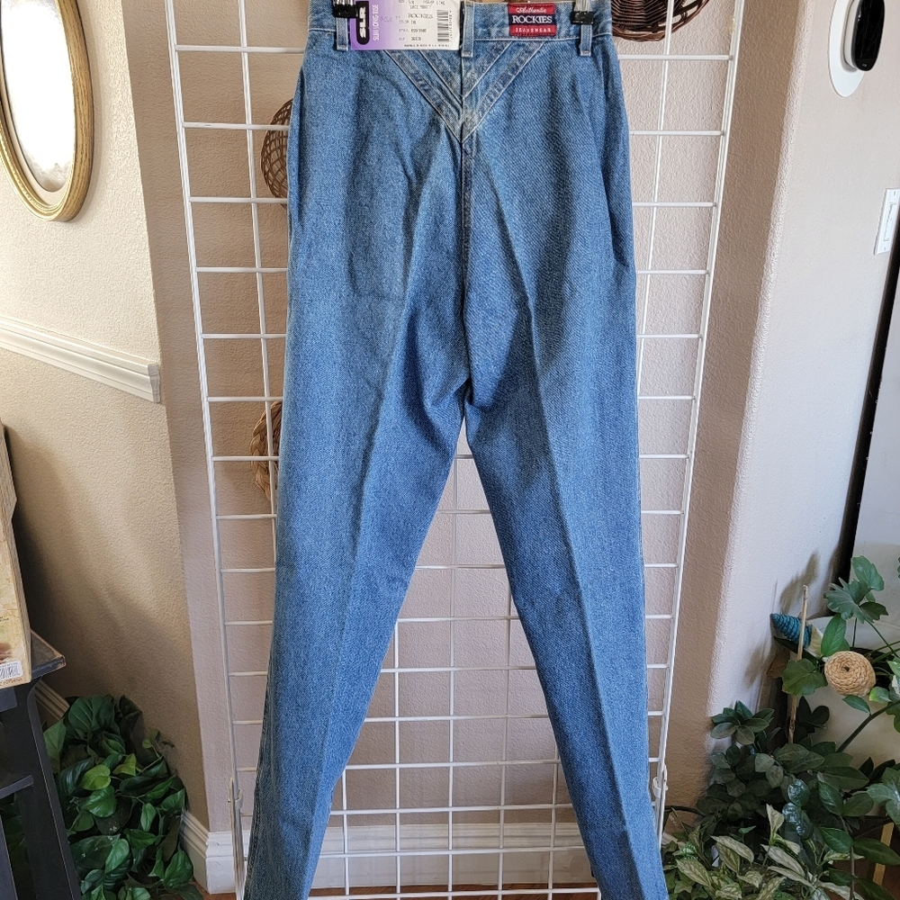 Rockies High Rise Blue Jeans - Picture 4 of 11